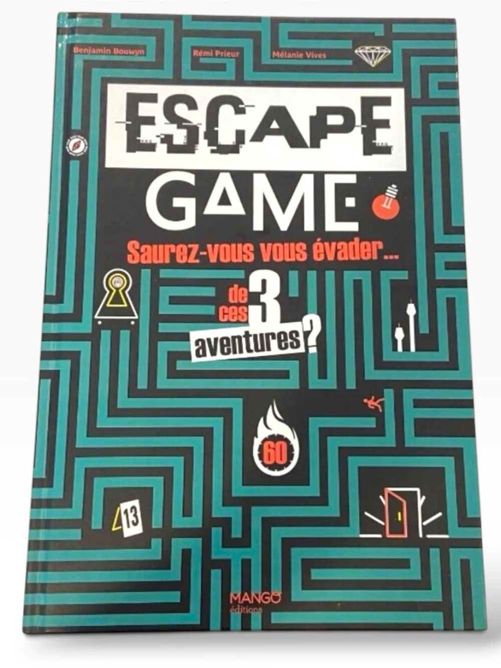 Escape Game: Saurez-Vous Vous Évader De Ces 3 Aventures? Interactive french Book